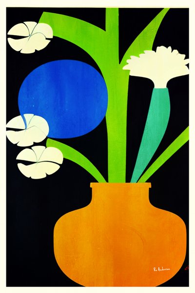 Moderna blomvaser av Bo Anderson