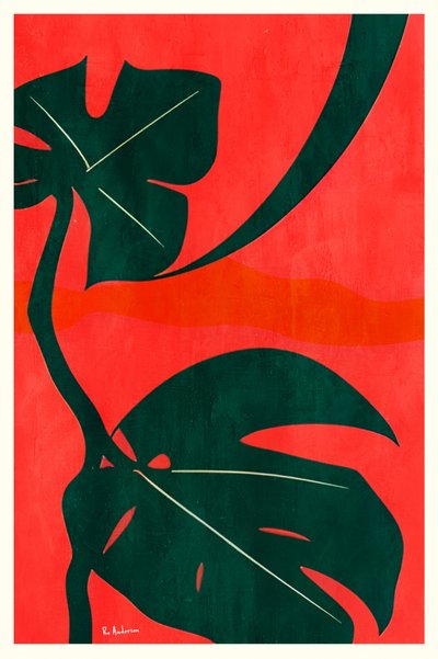 Monstera-djungelblad av Bo Anderson