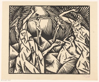 Golgata (originaltitel på objekt) av Bob Hanf (signed by artist)