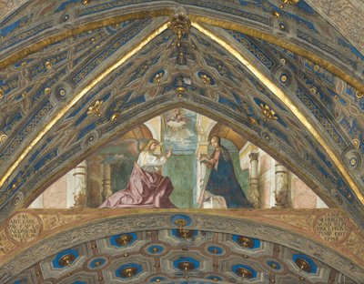 Apsid, Superarch, Boccaccio Boccaccino, bebådelse 1506-07 av Boccaccio Boccaccino