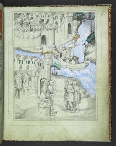 Lägg till 24189 f.8 Pilgrimer som närmar sig stadsportarna, från 