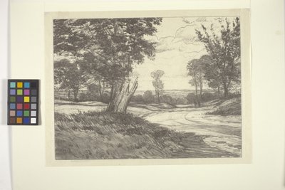 Hurley Road (bläck på papper) av Bolton Coit Brown