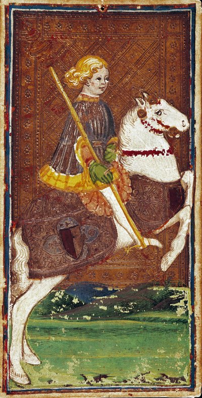 Karta över Tarot-spelet i familjen Visconti av Bonifacio Bembo (1420-1482), mitten av 1400-talet - Bergamo, Galleria dell