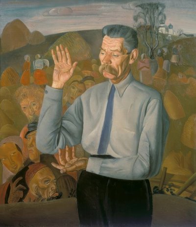 Maxim Gorkij av Boris D. Grigorjew