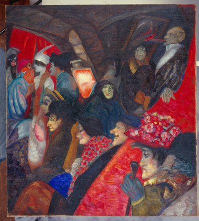 Cabaret Black Cat i Paris av Boris Dmitrievich Grigoriev