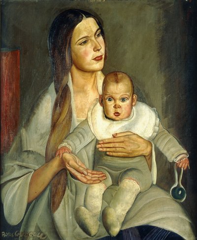 Moderskap av Boris Dmitrievich Grigoriev