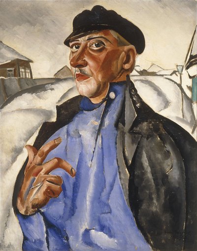 Porträtt av Vaska Pepel (Undervärlden) av Boris Dmitrievich Grigoriev