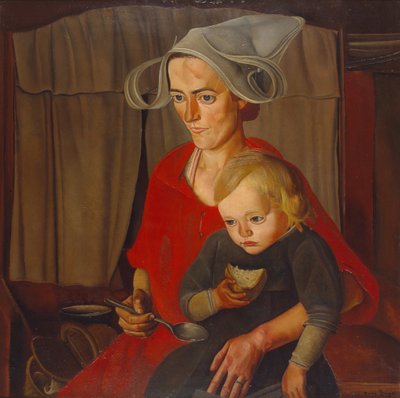 Fattigdomen, 1925 av Boris Dmitrievich Grigoriev