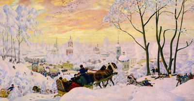 Fikahelgen av Boris Mikhailovich Kustodiev