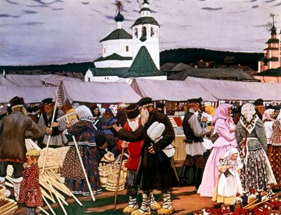 Rättvis av Boris Mikhailovich Kustodiev