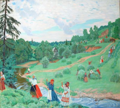Hej Making, 1918 av Boris Mikhailovich Kustodiev