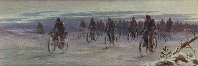 Tyska cykeltrupper i Finland, finska inbördeskriget av Boris Vasilievich Zvorykin