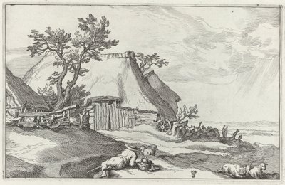 Landskap med gård av Boëtius Adamsz. Bolswert