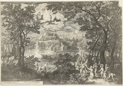 Landskap med Sankt Stefans martyrskap av Boëtius Adamsz. Bolswert