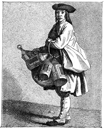 En lykthandlare, 1737-1742. av Bouchardon