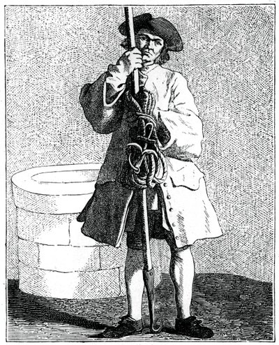 En brunnsrenare, 1737-1742. av Bouchardon