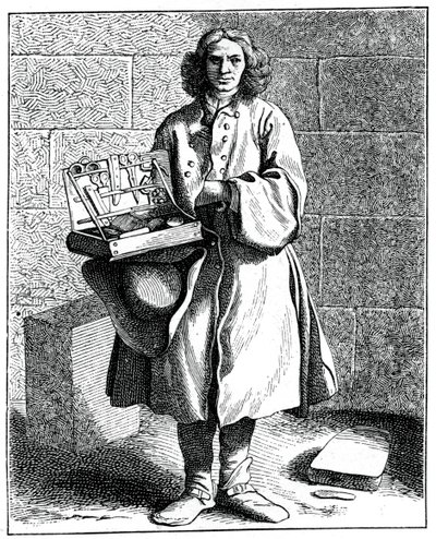 Saxar eller knivar, 1737-1742. av Bouchardon