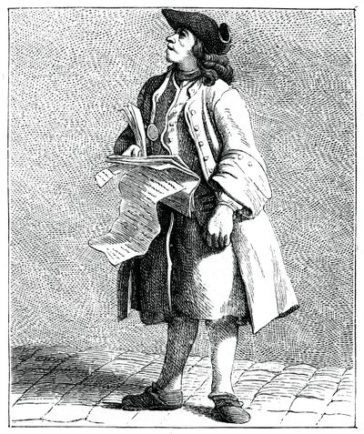 Listan över vinnarna i lotteriet!, 1737-1742. av Bouchardon