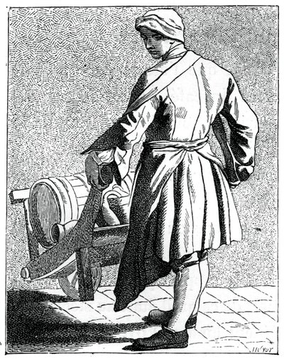 Resande vinägertillverkare, 1737-1742. av Bouchardon