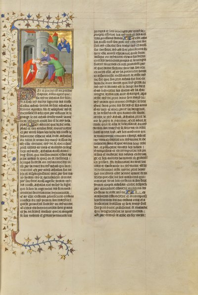 Judas drottning Atalja släpas ut ur templet av Boucicaut Master