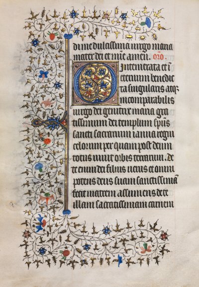 Tidsbok Användning av Paris: Dekorerad initial, ca. 1420. av Boucicaut Master