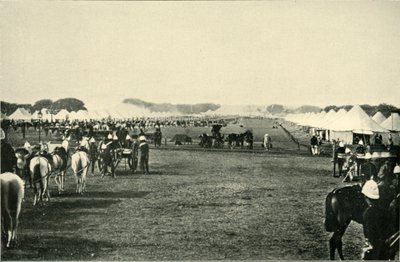 Vicekonungarnas läger vid Imperial Assemblage, januari 1877, 1901. av Bourne and Shepherd