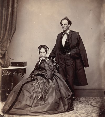 [Senator och fru James Henry Lane], 1861-66. av Brady and Co