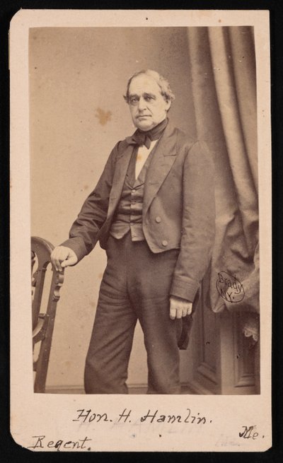 Porträtt av Hannibal Hamlin 1809-1891, 1857. av Brady