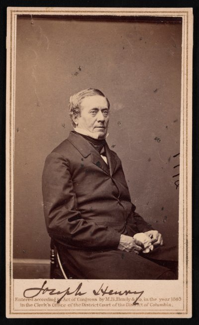 Porträtt av Joseph Henry 1797-1878, 1865. av Brady