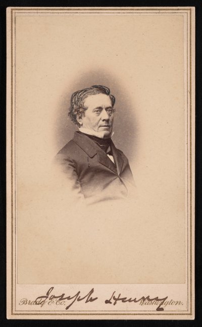 Porträtt av Joseph Henry 1797-1878, mellan 1858 och 1869. av Brady
