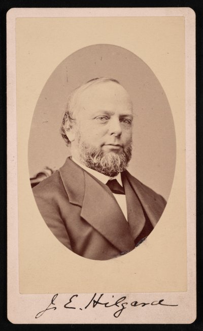 Porträtt av Julius Erasmus Hilgard 1825-1891, 1875. av Brady