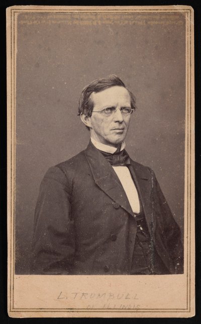 Porträtt av Lyman Trumbull 1813-1896, mellan 1864 och 1868. av Brady