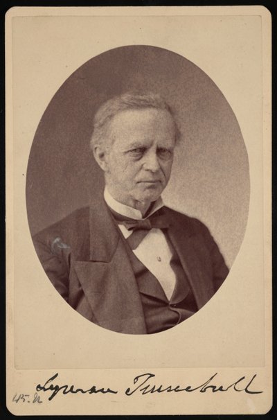 Porträtt av Lyman Trumbull 1813-1896, mellan 1868 och 1881. av Brady