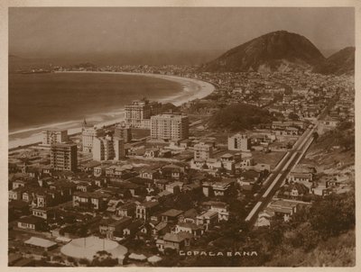Copacabana, Rio de Janeiro (svartvitt foto) av Brazilian Photographer