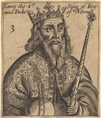 Henrik I, kung av England av British 17th Century