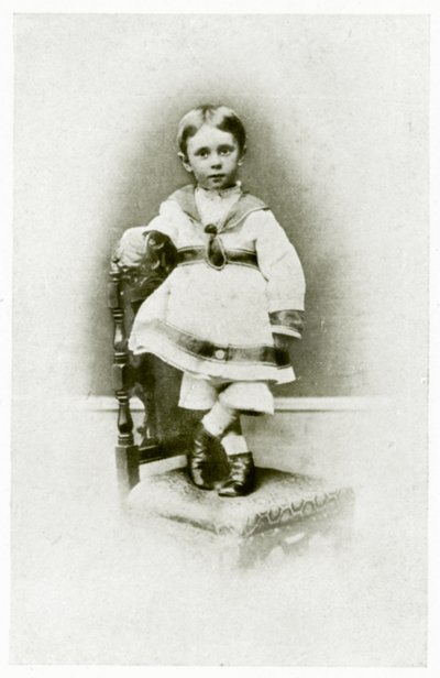 Aubrey Beardsley, 2 år och 3 månader gammal av British Photographer