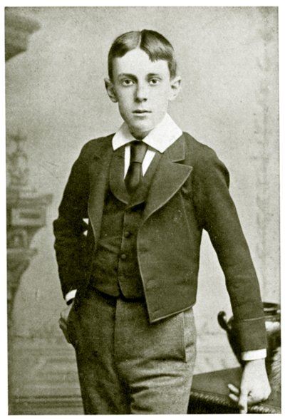 Aubrey Beardsley, vid en ålder av 13 år av British Photographer