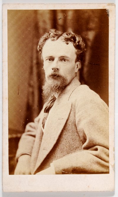 Visitkort av John Atkinson Grimshaw (s/v foto) av British Photographer