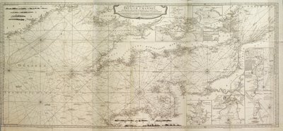 En ny hydrografisk undersökning av den brittiska kanalen, med en del av Atlanten så långt som till Cape Clear, förbättrad från det stora sjökortet av den avlidne Thomas Jeffery
