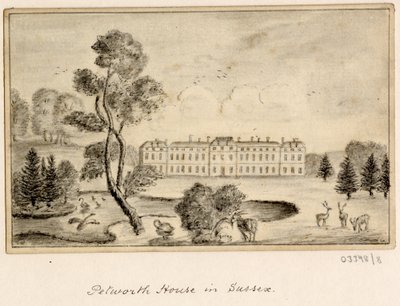 En serie skisser, vyer i Storbritannien, kontinenten och Amerika 1772-1778 (ritning) av British School