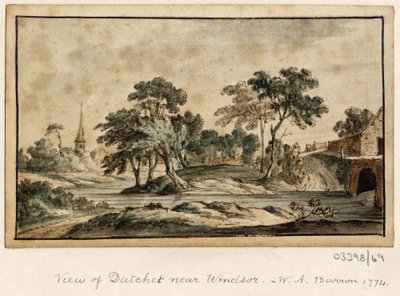 En serie skisser, vyer i Storbritannien, kontinenten och Amerika 1772-1778 (akvarell) av British School