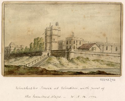En serie skisser, vyer i Storbritannien, kontinenten och Amerika 1772-1778 (akvarell) av British School