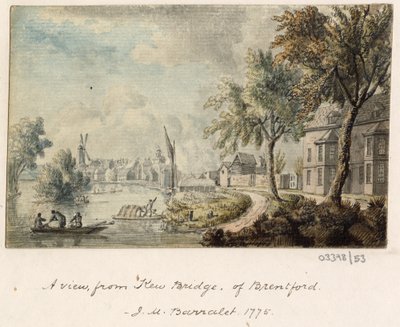 En serie skisser, vyer i Storbritannien, kontinenten och Amerika 1772-1778 (akvarell) av British School