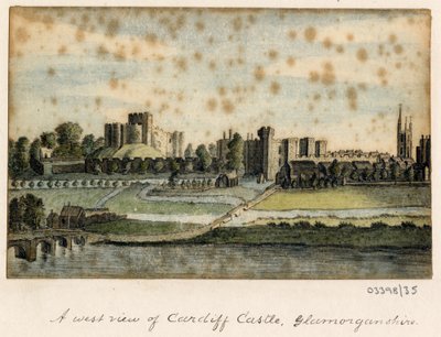 En serie skisser, vyer i Storbritannien, kontinenten och Amerika 1772-1778 (akvarell) av British School