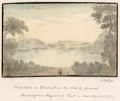 En serie skisser, vyer i Storbritannien, kontinenten och Amerika 1772-1778 (akvarell) av British School