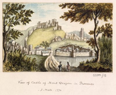 En serie skisser, vyer i Storbritannien, kontinenten och Amerika 1772-1778 (akvarell) av British School