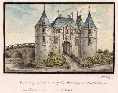 En serie skisser, vyer i Storbritannien, kontinenten och Amerika 1772-1778 (akvarell) av British School