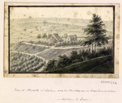 En serie skisser, vyer i Storbritannien, kontinenten och Amerika 1772-1778 (akvarell) av British School