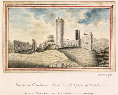 En serie skisser, vyer i Storbritannien, kontinenten och Amerika 1772-1778 (akvarell) av British School