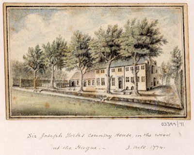 En serie skisser, vyer i Storbritannien, kontinenten och Amerika 1772-1778 (akvarell) av British School